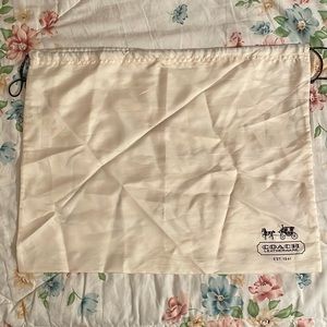 Coach dust bag